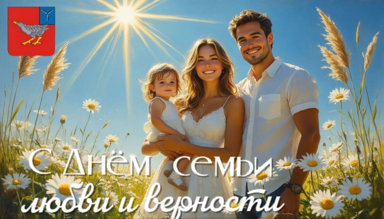 От имени администрации района сердечно поздравляем вас с прекрасным и светлым праздником — Днём семьи, любви и верности!. От имени администрации района сердечно поздравляем вас с прекрасным и светлым праздником — Днём семьи, любви и верности!.