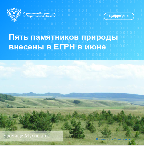 Пять памятников природы внесены в ЕГРН в июне. Пять памятников природы внесены в ЕГРН в июне.